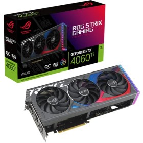 تصویر کارت گرافیک ایسوس ROG Strix GeForce RTX 4060 TI OC Edition 16GB 