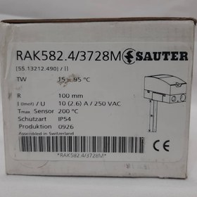 تصویر ترموستات Sauter فابریک سوئیس مدل RAK82.4/3728M 