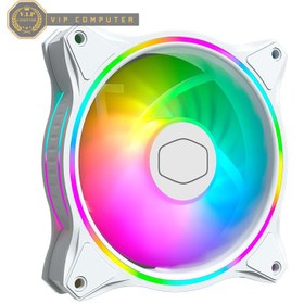 تصویر فن کیس کولر مستر Cooler Master MASTERFAN MF120 HALO 3IN1 WHITE EDITION 