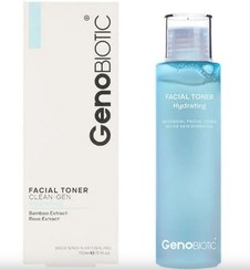 تصویر تونر آبرسان صورت ژنوبایوتیک مدل هیدراتینگ مناسب پوست خشک 150 میل 