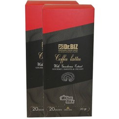 تصویر قهوه لاته گانودرما دکتر بیز پک دو عددی Dr. Biz Ganoderma Coffee Latte