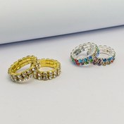 تصویر انگشتر کشی نگین دار 