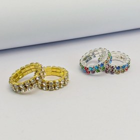 تصویر انگشتر کشی نگین دار 