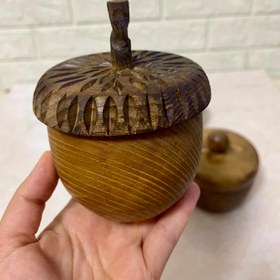 تصویر قندان چوبی - بلوط 