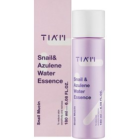 تصویر واتر اسنس آبرسان و ترمیم کننده حلزون و آزولن تیام TIAM Snail & Azulene Water Essence