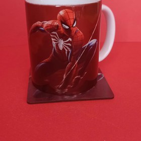 تصویر ماگ گیمینگ طرح spiderman 