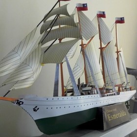 تصویر کیت ساخت ماکت کشتی اسمرالدا 