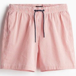 تصویر شلوارک شنا با برش مستقیم برند H&M Straight Fit Swim Shorts