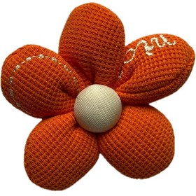 تصویر تکه دوزی طرح گل رنگی 