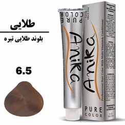 تصویر رنگ بلوند طلایی تیره شماره 6.5 آنیکا 100 میلی لیتر 