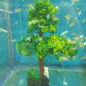 تصویر درختچه مصنوعی آکواریوم دکوری تزئینی 