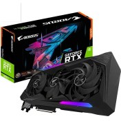 تصویر کارت گرافیک گیگابایت (در حد نو) با مهلت تست GIGABYTE AORUS GeForce RTX 3070 MASTER 8GB 