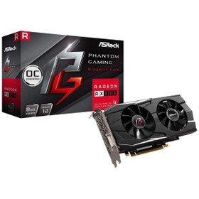 تصویر کارت گرافیک ازراک مدل Phantom Gaming D Radeon RX580 8GB OC 