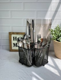 تصویر جا قاشقی فلزی 