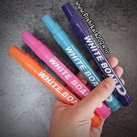 تصویر ماژیک وایت برد رنگی اسکول مکس سر گرد 