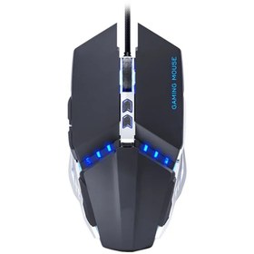 تصویر موس گیمینگ دی نت T80 RGB D-Net T80 RGB Wired Gaming Mouse