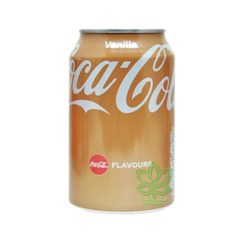 تصویر نوشابه با طعم وانیل 330 میل قوطی کوکاکولا – coca cola 