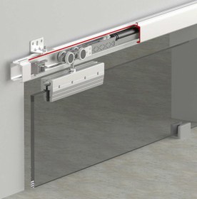 تصویر مکانیزم درب ریلی شیشه ای glassdoor 9920 کدمحصول 1200-9920-123 