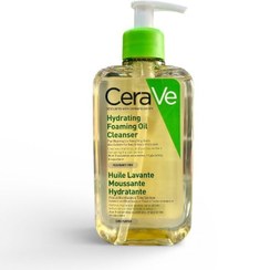 تصویر فوم شستشوی روغنی هیدراتینگ سراوی پوست نرمال تا خیلی خشک - حجم ۲۳۶ میل - ۲۳۶ میلی لیتر CeraVe Hydrating Foaming Oil Cleanser, Moisturizing Cleanser for Face & Body