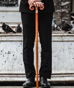تصویر عصا مدل اورانوس Uranus Cane – Handcrafted Luxury Walking Stick