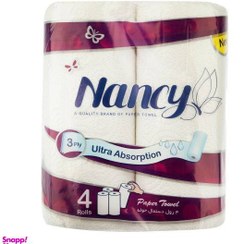 تصویر دستمال حوله کاغذی نانسی (Nancy) بسته 4 عددی 