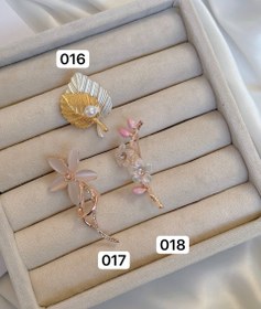 تصویر کالکشن گلسینه مدرن1364 گلسینه/نگین مخراج کاری شده/وارداتی - 17 