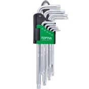 تصویر آچار آلن ستاره ای تاپ تول مدل GAAL0914 مجموعه 9 عددی 