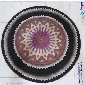 تصویر نمد گرد طرح خاص 