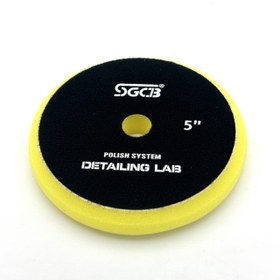 تصویر پد پولیش نرم زرد اس جی سی بی 130 میلی متری مدل SGCB RO & DA Buffing Foam Pad 5inches SGGA185 