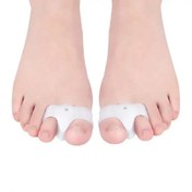 تصویر پد فاصله دهنده انگشتان پا مدل دو حلقه Double ring toe spacer pad