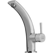 تصویر شیر روشویی شودر مدل زئوس رنگ کروم براق 