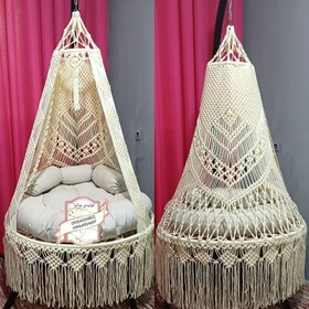 تصویر تاب مکرومه،راحتی ریلکسی 