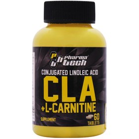 تصویر سی ال ای ال کارنیتین فارماتک 60 قرص CLA And L-Carnitine PharmaTech 60Tablets