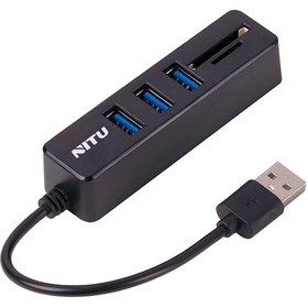 تصویر هاب 5 پورت نیتو مدل NN27 NITU NN27 USB Hub 5 Port