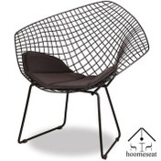 تصویر صندلی فلزی برتویا دیاموند رنگی 