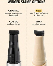 تصویر خط چشم روباهی Foxy eyeliner