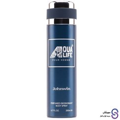 تصویر اسپری مردانه جانوین (Johnwin) مدل Aqua life حجم 200 میلی‌لیتر اسپری