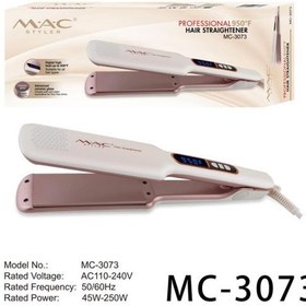 تصویر اتو مو مک استایلر مدل MAC-3073 mac styler professional Hair straighteners