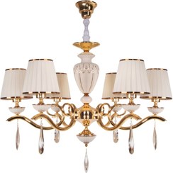 تصویر لوستر اصفیان مدل جولیا پارمیدا 6 شاخه کد 1431 