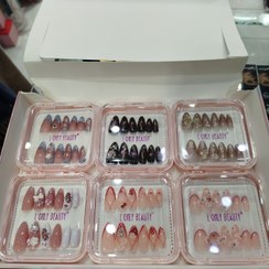 تصویر خرید و قیمت ناخن مصنوعی مدل LONLY BEAUTY نگین دار 