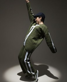 تصویر ست بافت دو خط - قهوه ای 