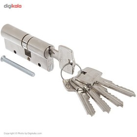 تصویر سیلندر قفل منیر صنعت مدل 70 دو شیار 