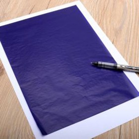 تصویر کاغذ کاربن آبی A4 Blue Carbon Paper A4