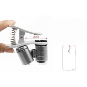 تصویر میکروسکوپ موبایل 60X Magnification Clip 60X-Magnification-Clip-on