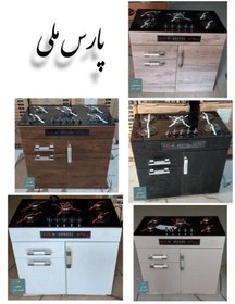 تصویر اجاق گاز پارس ملی چوبی مدل 104 