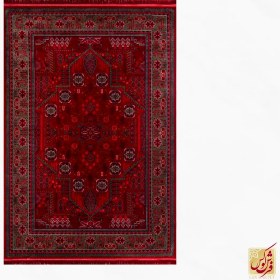تصویر فرش وینتیج درختی ۶ متر ۱۲۰۰ شانه ۳۶۰۰ قرمز سبز 