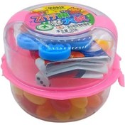 تصویر جیلی بیلی جایزه دار ( منچ دار ) وارداتی رنگ صورتی 