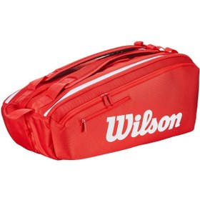 تصویر ساک تنیس ویلسون | Super Tour 9-Pack Red 