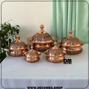 تصویر سرویس پذیرایی مسی جدید 