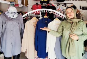 تصویر مانتو شومیز زنانه صوفیا فری سایز تا ۴۸ 